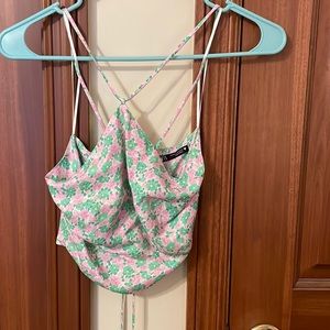 Zara Halter, Satin Top